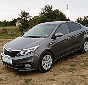 Kia Rio Темно-серый